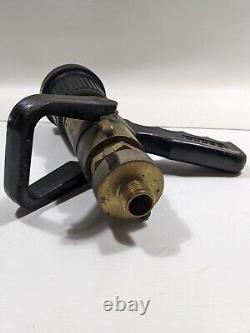 Akron Pistol Grip Brass Fire Fighting Vari-nozzle 1-1/2