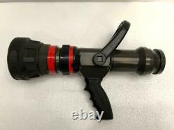 Akron Style 1723 Mid-range Turbojet Fire Fighting Nozzle 1-1/2 With Pistol Grip