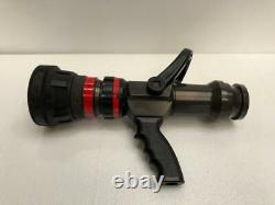 Akron Style 1723 Mid-range Turbojet Fire Fighting Nozzle 1-1/2 With Pistol Grip