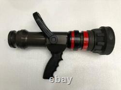 Akron Style 1723 Mid-range Turbojet Fire Fighting Nozzle 1-1/2 With Pistol Grip