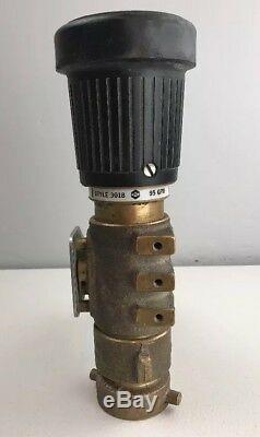 Akron Style 3018 Military Type Fire Nozzle 1-1/2 Npsh B15