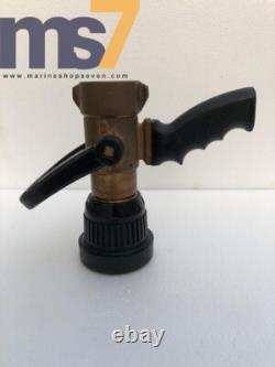 Akron Style 3020 Pistol Grip Brass Fire Fighting Nozzle 1-1/2 #rubber Damage