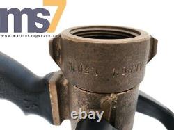 Akron Style 3020 Pistol Grip Brass Fire Fighting Nozzle 1-1/2 #rubber Damage