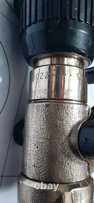 Akron Style 3022 Brass Fire Fighting Shipboard Vari-nozzle 95 Gpm 1-1/2