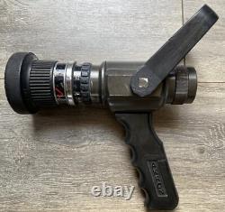 Akron Turbojet Adjustable GPM Fire Nozzle with Grip UNTESTED SURPLUS Loose Handle