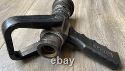 Akron Turbojet Adjustable GPM Fire Nozzle with Grip UNTESTED SURPLUS Loose Handle
