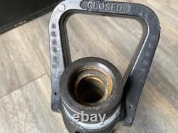 Akron Turbojet Adjustable GPM Fire Nozzle with Grip UNTESTED SURPLUS Loose Handle