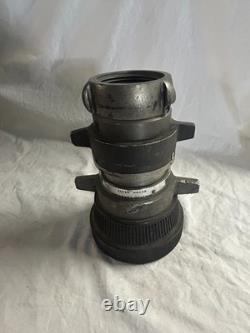 Akron Turbomatic MASTER TURBOJET BRASS Fire Hose Nozzle