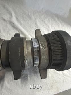 Akron Turbomatic MASTER TURBOJET BRASS Fire Hose Nozzle