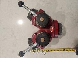 Akron brass valve Style 1583 Fire Department Wye Siamese