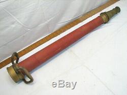 Allen Vintage Brass 30 Long Fire Fighting Hose Nozzle Tip Firefighter Tool