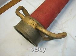 Allen Vintage Brass 30 Long Fire Fighting Hose Nozzle Tip Firefighter Tool