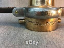 American LA FRANCE Fire Nozzle FIREFIGHTER Double Handle early 1900's