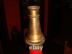 American LaFrance Brass Firehose Nozzle (Underwriters Playpipe) (#1)