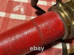 American LaFrance Foamite Corp Brass Firehose Nozzle Vintage Fire USA NICE