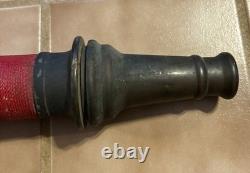 American LaFrance Foamite Corp Brass Firehose Nozzle Vintage Fire USA NICE 30