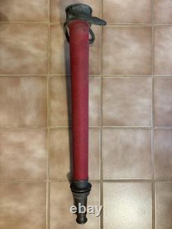 American LaFrance Foamite Corp Brass Firehose Nozzle Vintage Fire USA NICE 30