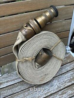 American LaFrance fire hose and nozzle