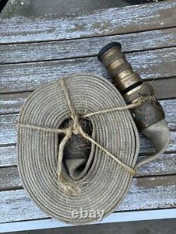 American LaFrance fire hose and nozzle