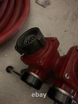 Amron Brass 3 Way Hydrant Intake Fire Engine Valve
