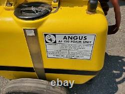 Angus Model AF-120 Mobile self-contained Fire Foam Unit Full withHose and Nozzle