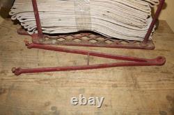 Antique 1884 J G N Guibert Wall Mounted Cast Iron Fire Dept Hose Holder New York