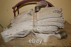 Antique 1884 J G N Guibert Wall Mounted Cast Iron Fire Dept Hose Holder New York