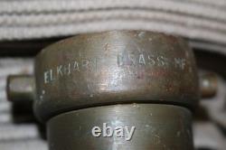 Antique 1884 J G N Guibert Wall Mounted Cast Iron Fire Dept Hose Holder New York