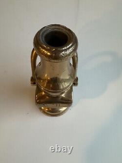 Antique 1885 C. Callahan Co. BOSTON MASS. Solid Brass Fire Fighter Hose Nozzle