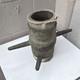 Antique 4 Brass Fire Hose Couplings Pair With Original Hose Fire Apparatus