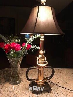 Antique ALFCO (Dec. 4, 1917) Brass Fire Nozzle Custom Table Lamp