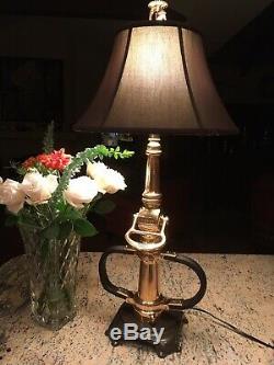 Antique ALFCO (Dec. 4, 1917) Brass Fire Nozzle Custom Table Lamp