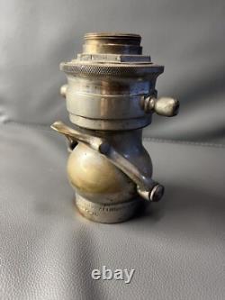 Antique A. Anderson Mfg. Co. Nickel Plated Fire Shut Off Valve For Fire Nozzle