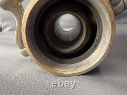 Antique A. Anderson Mfg. Co. Nickel Plated Fire Shut Off Valve For Fire Nozzle