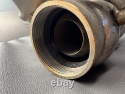Antique A. Anderson Mfg. Co. Nickel Plated Fire Shut Off Valve For Fire Nozzle