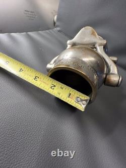 Antique A. Anderson Mfg. Co. Nickel Plated Fire Shut Off Valve For Fire Nozzle