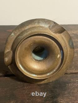 Antique AdvertisingPresentation Fire Nozzle Ashtray Philadelphia Fire Department