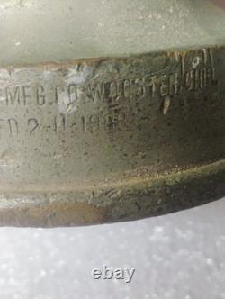 Antique Akron Brass Fire Hose Nozzle (#335A) American Brass Manufacturing Co