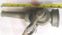 Antique Akron Brass Fire Hose Nozzle (#335A) American Brass Manufacturing Co