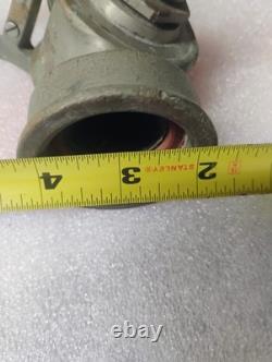 Antique Akron Brass Fire Hose Nozzle (#335A) American Brass Manufacturing Co