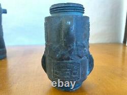 Antique Akron Brass Mfg Co Fire Hose Couplings