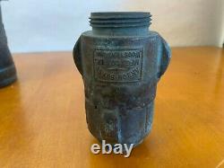 Antique Akron Brass Mfg Co Fire Hose Couplings