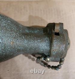 Antique Akron Solid Brass Fire Nozzle