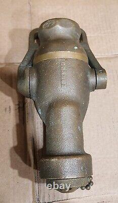 Antique Akron Solid Brass Fire Nozzle