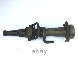 Antique American LaFrance 18 Solid Brass Fire Hose Nozzle Early 1900's