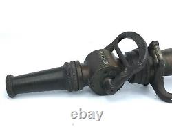 Antique American LaFrance 18 Solid Brass Fire Hose Nozzle Early 1900's
