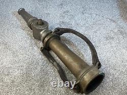 Antique American LaFrance Fire Hose Nozzle Pat. 1919