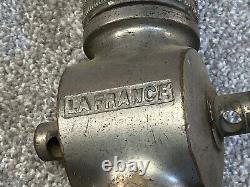 Antique American LaFrance Fire Hose Nozzle Pat. 1919