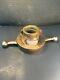 Antique Brass 6 In. Bi Laterial Fire Hose Co. Chicago Ill. Intake Cap With 21/2 In