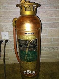 Antique Badger Fire Extinguisher